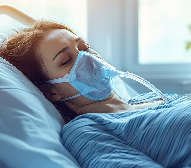 Allergie linderung und Atem komfort